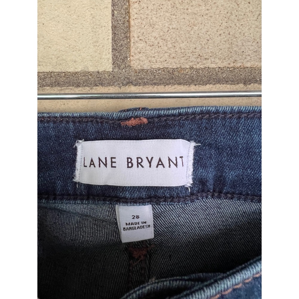 Lane Bryant Signature Fit Mid-Rise Skinny Jeans Flex Magic Waistband Plus Sz 28 - Picture 2 of 4